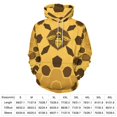 thumbnail image 2 of Honeycomb Bee Pattern 3d Sweatshirts Hoodie Fashion Casual Personality Men's Women Street Hoodie Pullovers Long Sleeve Comfortable Top, 2 of 6