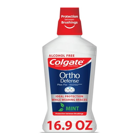 Colgate Phos-Flur Ortho Defense Mouthwash, Mint, 16.9 fl oz