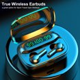 thumbnail image 3 of True Wireless BT Earbuds Auriculares estéreo con estuche de carga LED yeacher  paquete, 3 of 7