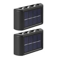 thumbnail image 2 of Lámpara de pared de lámpara solar para exteriores, lámpara de pared de lámpara impermeable IP65, luz de para cubierta de porche, Luz blanca cálida, 2 of 9