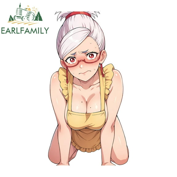 EARLFAMILY 5.1" Succubus Seiko Ayase Kneel Down Pose Car Stickers Anime Decals