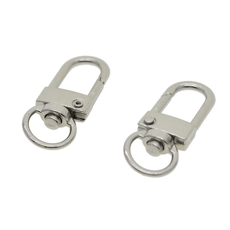 10 Pieces Metal Swivel Clasps Lanyard Snap Hook Lobster Claw Clasp