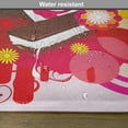 thumbnail image 6 of Ambesonne Ice Cream Place Mats Set of 4, Flowers Deserts, Standard Size, Multicolor, 6 of 6