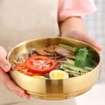 thumbnail image 3 of Bol en Acier Inoxydable Bol de Service pour Riz Bol à Soupe en Métal Bol à Salade Bol à Nouilles, 3 of 8