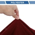 thumbnail image 5 of Camper Cushion Cover Non-Slip RV Dinette Seat Cover for Camper Sofa Bench Polyester Wine Red 1 Set, 5 of 6