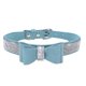 thumbnail image 1 of Collar de perro de cristal con lazo Collar de perro de diamantes de imitación Collar de perro dorado brillante, 1 of 5
