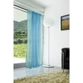 thumbnail image 2 of Tulle Voile Solid Sheer Curtains Draperies White Rod Pocket 1/2 Panels Assorted Colors & Sizes, 2 of 2