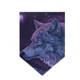 thumbnail image 6 of Wolf Starry Sky Garden Flag 18" x 12.5" Double Sided Yard Lawn Outdoor Decor Small Yard Flags, 6 of 6