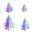 thumbnail image 2 of Christmas Colorful Acrylic Christmas Tree Festival Decoration Mirror Ornament Christmas Gift, 2 of 8