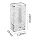 thumbnail image 3 of Caja de almacenamiento de toallas faciales con patrón de glaciar caja de pañuelos al revés caja de pañuelos, 3 of 11