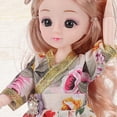 thumbnail image 3 of Kokiya 23cm BJD Doll with Dress & Shoes Removable Joints with Hair and Makeup Face Full, 3 of 4