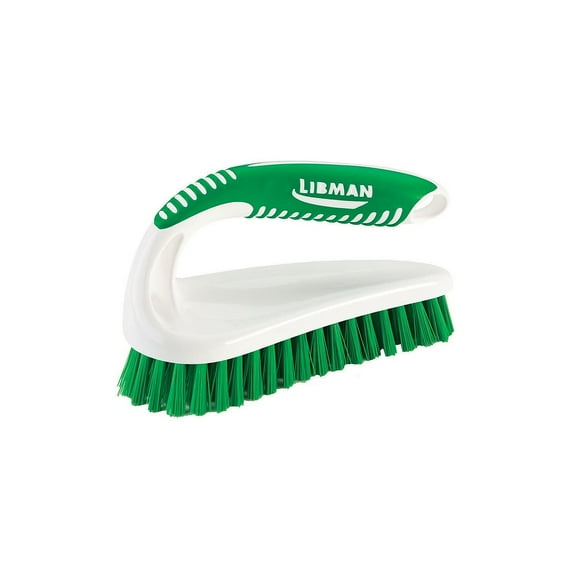 Libman Power Scrub Brush Polypropylene 7" x 2.5" Green & White 6 Pack (0057)