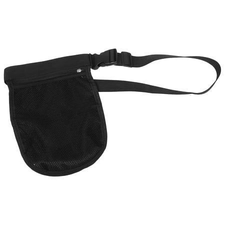 AURARMLET 1Set Black Tennis Ball Pouch Mesh Fabric Net Bag for Sports Equipment Storage