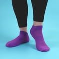 thumbnail image 3 of BambooMN Women's Rayon from Bamboo Athletic Ankle Socks - Assortment 98 - Size 10-13 - 4 Pairs, 3 of 6