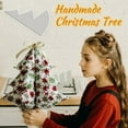thumbnail image 2 of Fabric Christmas Tree Sewing Template Handmade Christmas Tree Quilting Set, 2 of 8