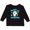 AB-Black, variant on Baby's 1st Christmas with Cute Penguin and Snowflakes Boys or Girls Long Sleeve Toddler T-Shirt