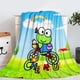 thumbnail image 2 of Manta de franela Kawaii Sanrio Keroppi Bad Badtz Maru con bonitos dibujos para niños, manta para siesta para oficina, periféricos de animé, regalo de Festival, 2 of 4