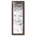 thumbnail image 2 of ArtToFrames 12" x 37" Honors Mahogany with Black Picture Frame, 12x37 inch Brown Wood Poster Frame (WOM-5154), 2 of 7
