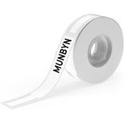 Munbyn Hotline Label Tape For Bluetooth Label Maker 12.5 X 109Mm Self-Adhesive Labels For Home, Office, School (Wire White)