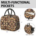 thumbnail image 6 of Lunch Bag Lunch Box for Women Reusable Insulated Lunch Bags,Water-Resistant Cake Hamburger Bread Cooler Lunch Tote Bag, Large Capacity for Work Travel Picnic, 6 of 6