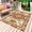 Beige Orange, variant on Burnt Orange Boho Outdoor Rug 6x9 Ft - Reversible Patio Rug Outdoor Camping Rugs, Beige Brown Ethnic Tribe Washable Indoor Outdoor Area Rugs, Non-Slip Outdoor Carpet Runner for Deck/Porch