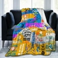 thumbnail image 2 of Soccer Blanket - Soccer Blankets Soccer Gifts for Adult and Kids Plush Soccer Blanket for Couch Bed Sofa Home Decor 40"X50", 2 of 5