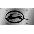 thumbnail image 2 of Impala Black Logo Stainless Steel License Plate, 2 of 2