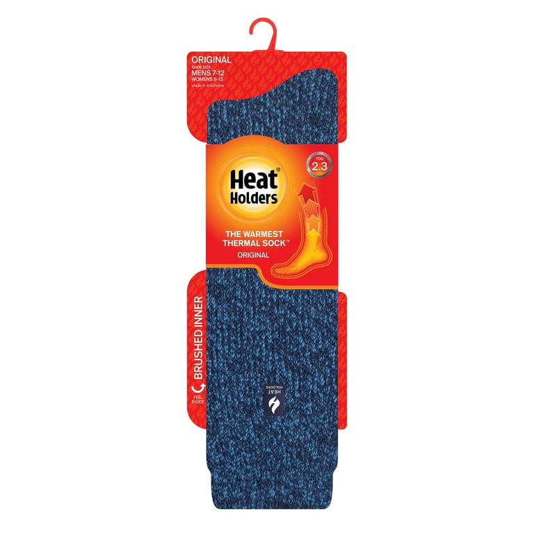 Heat Holders Men's Gabriel Original Twist Long Socks Black/Grey - Main Image