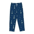 thumbnail image 4 of Fotbe Lighthouses and Anchors Women's Pajama Pants,Sleepwear Pants,Pj Bottoms Drawstring And Pockets-Large, 4 of 9