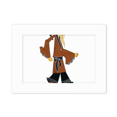thumbnail image 1 of Chinese Culture Shadow Play Pattern Photo Mount Frame Picture Art Painting Desktop 5x7 inch, 1 of 3