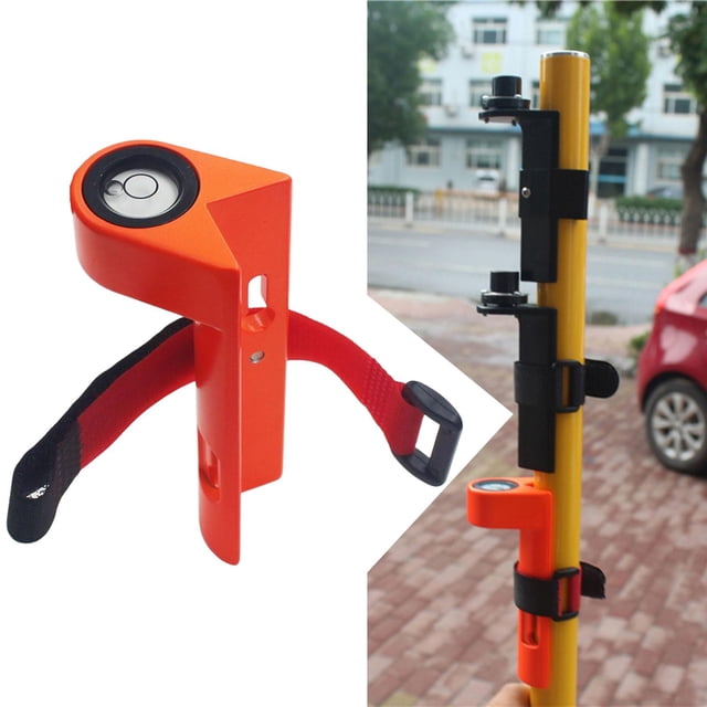 Instrumento de medición portátil, burbuja vertical especial para regla de torre, herramienta de medición de nivel de 90 gra de ángulo fijo de - Naranja con Macarena Nivel de varilla de grado
