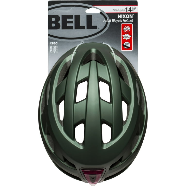 教育現場  ill.bell Bell Nixon Adult Bike Helmet, Moss Topography, 14+ (58-61 cm
