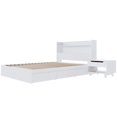 thumbnail image 1 of Nexera Harper 3-Piece Reversible Storage Bedroom Set, White, Double, 1 of 6