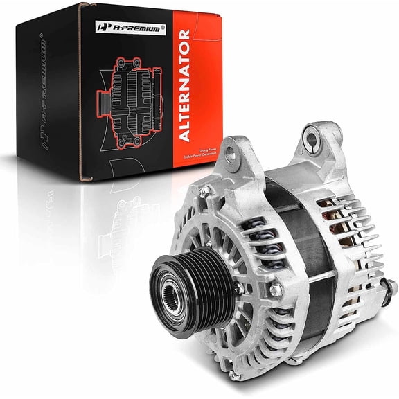 A-Premium Alternator Compatible with Dodge Ram 2500 3500 2010 & Ram 2500 3500 2011-2020 4500 5500 2011-2018 L6 6.7L 12V 180A CW 8-Groove Clutch Pulley Replace# A003TX0381 04801768AA