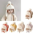 thumbnail image 4 of Toddler Thicken Fleece Lined Hat Windproof Earmuff Trapper Hat for Cold Weather, 4 of 9
