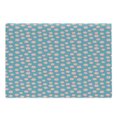 thumbnail image 1 of Blue and Pink Cutting Board, Repeating Delicate Flower Petals in Various Sizes, Decorative Tempered Glass Cutting and Serving Board, in 3 Sizes, by Ambesonne, 1 of 2