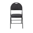 thumbnail image 2 of Mainstays Fabric Folding Chair Black, 2 of 3