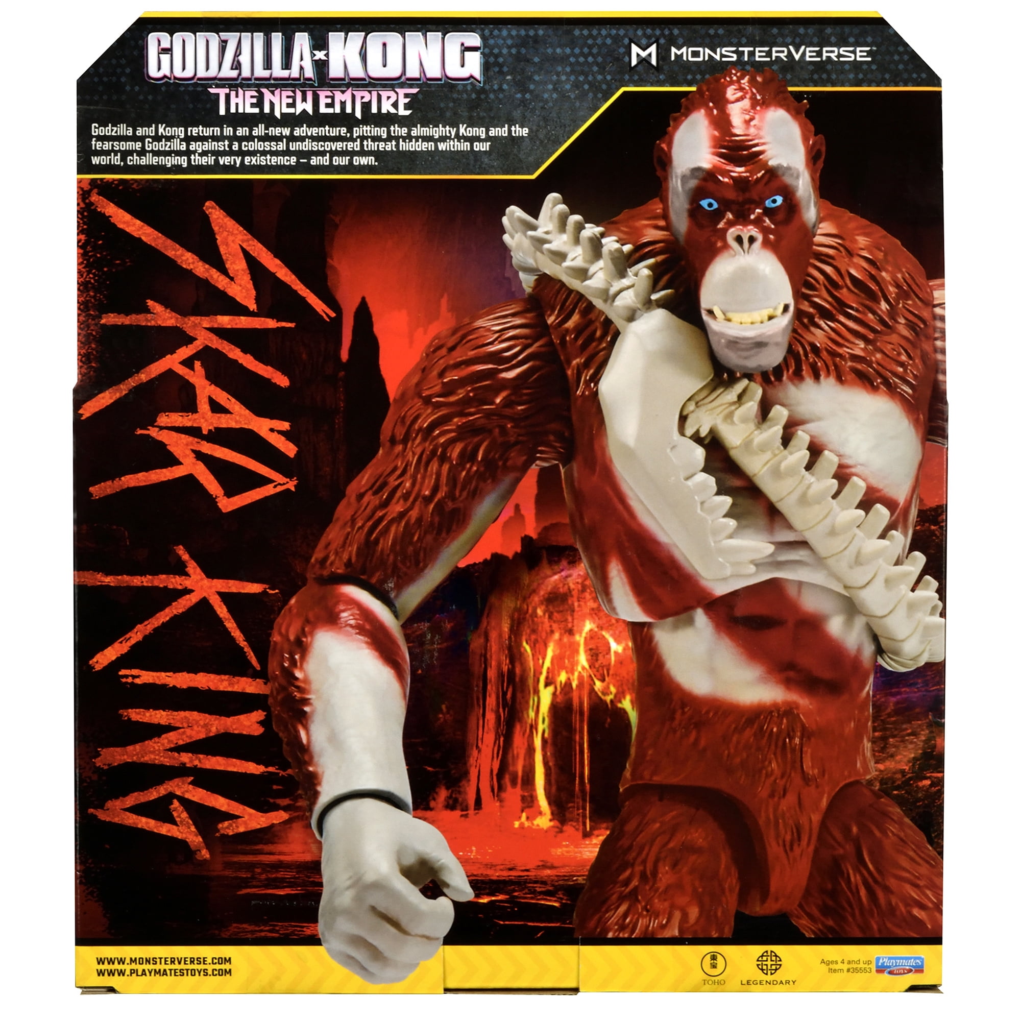 Godzilla X Kong Playmates Toys IN HAND! Godzilla, Kong, Skar King and  Shimo! I GxK The New Empire 