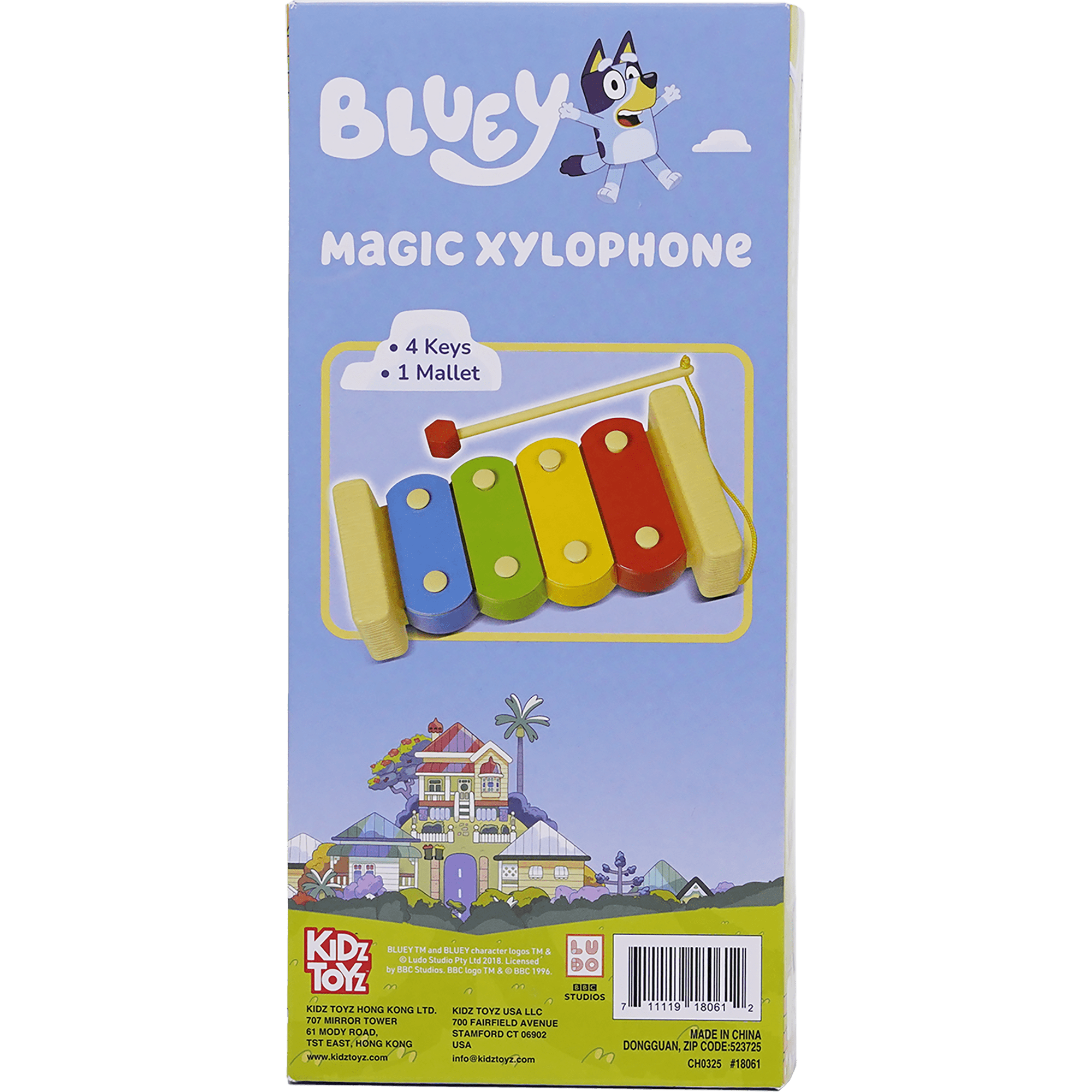 Bluey Magic Xylophone - Musical Toy for Kids with Child-Safe Mallet