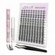 thumbnail image 1 of Veyesbeauty Manga Lash Clusters Dramatic Look Dynamic Volume Invisible Band Long-Lasting & Reusable 140 Clusters 8-18mm, 1 of 1