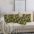 thumbnail image 7 of Throw Pillow Covers, Sunflowers Fujiman Soft Square Pillow Cases with Invisible Zipper for Couch Bed Sofa, Farmhouse Fall Home Decor 12"x12", 7 of 7