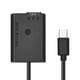 thumbnail image 3 of Andoer NP-FW50 Adaptador acoplador USB-C de batería simulada con cable de alimentación de resorte US Andoer Adaptador, 3 of 4