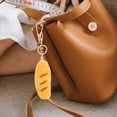 thumbnail image 3 of Adorable llavero de baguette de peluche, llavero realista con dije de comida para mochilas, llavero esponjoso y lindo, llavero para bolso, colgante con cremallera., 3 of 5