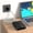 Black, variant on yuHome Multi Plug Socket6 Ac Outlets 2 Usb 1 C Ports | Travel Wall Charger with Wireless Induction Charging | 5.25Ft Cord for Home Dorm Desk Office
