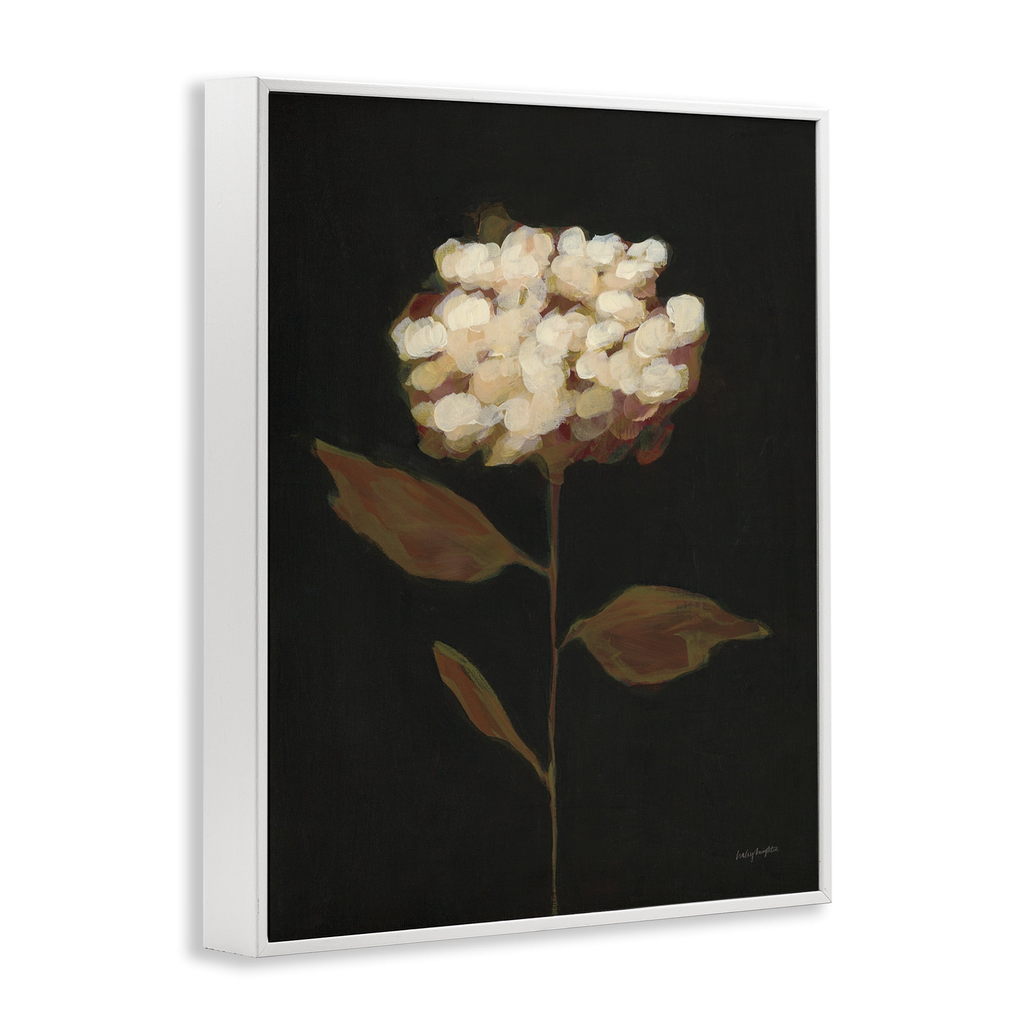 Stupell Industries Fade Into Fall Bloom Botanical & Floral Painting White Framed Art Print Wall Art, 24 x 30