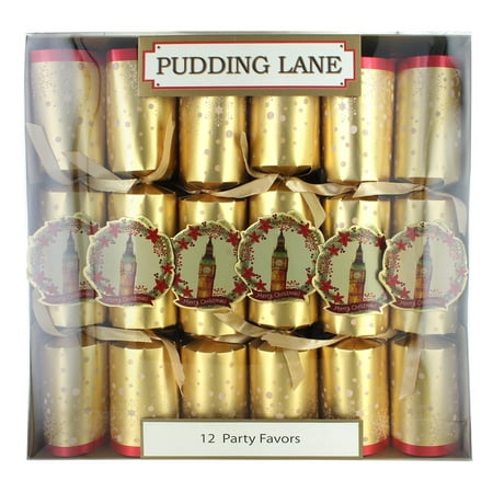 Pudding Lane Christmas Big Ben Christmas Crackers - 12 (Best Christmas Crackers Uk)