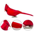 thumbnail image 3 of Artificial Christmas Red Feather Birds, 12Pcs Cardinal Floral Picks Birds with Realistic Lovely Ornament Clip On Tree Wreaths Festive Decor, 3 of 9