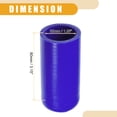 thumbnail image 4 of Unique Bargains 1 Set 32mm 1.26" ID Silicone Hose Cap W/ Clamp Intake Vacuum Hose End Plug for Car Silicone Blue, 4 of 6