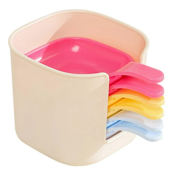 6Pcs Multicolor Sauce Dish Dipping Bowls BBQ Sauce Dishes Mini Appetizer Plates Seasoning Dish