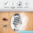 thumbnail image 4 of 30 Pcs Air Vent Hole Stainless Steel Ventilation Louver Round Air Vent Louver, 4 of 5